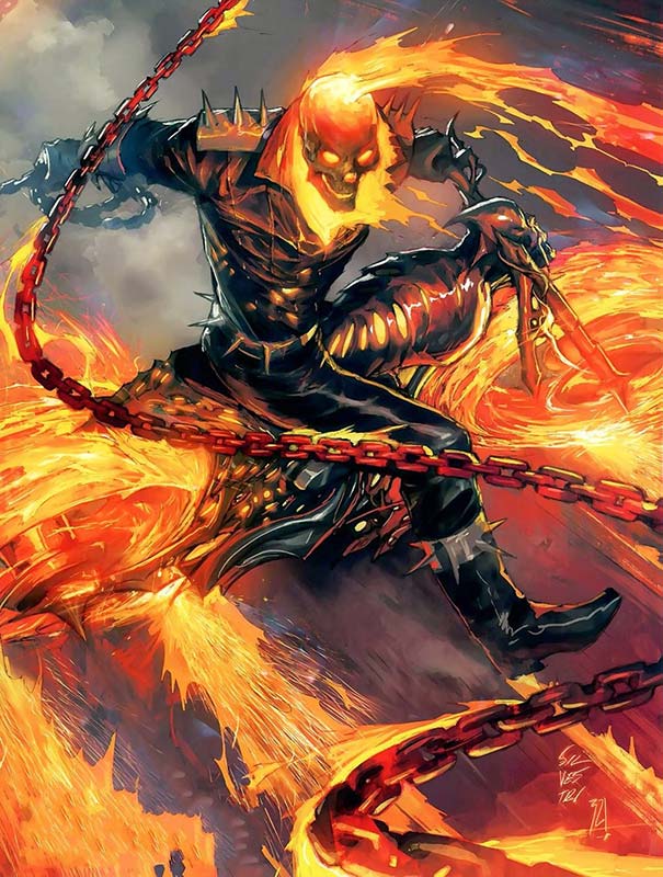 Призрачный гонщик. Комиксы Marvel